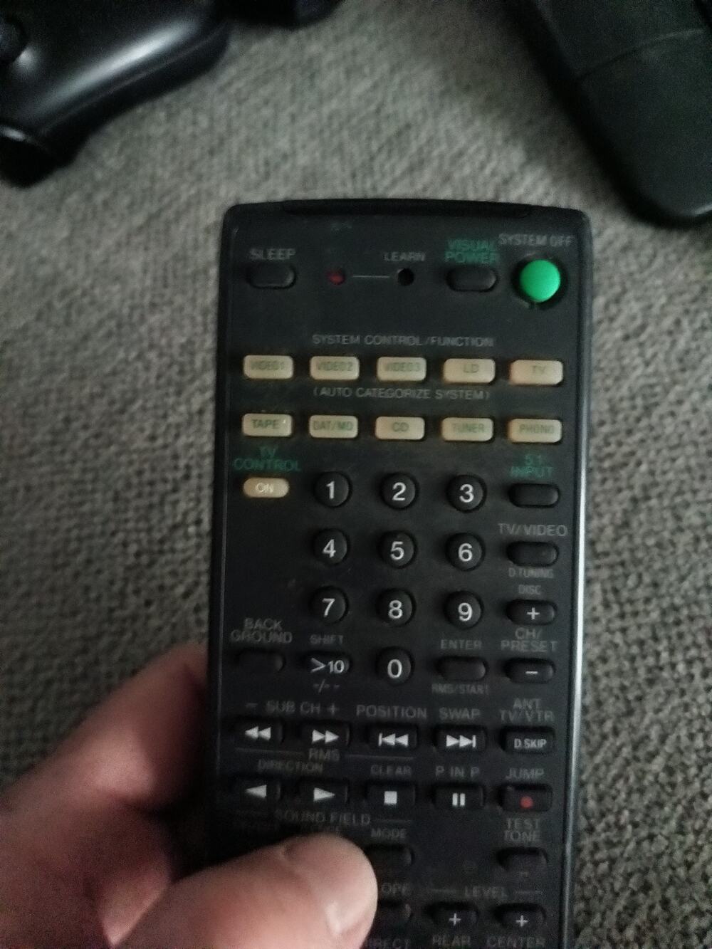 Sony RM-P501 AV Receiver System Commander Remote Control Programmable OEM Tested